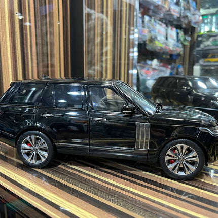 LCD Model Land Rover Range Rover Black 1:18 Diecast Model Car - collectible scale model car