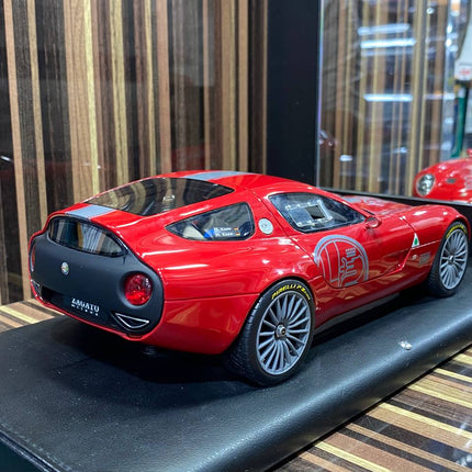 MR Collection Alfa Romeo TZ3 Corsa Zagato 1/18 Red Limited Edition - premium collector scale model