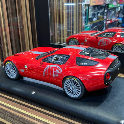 MR Collection Alfa Romeo TZ3 Corsa Zagato 1/18 Red Limited Edition - collectible scale model car
