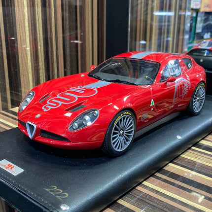 MR Collection Alfa Romeo TZ3 Corsa Zagato 1/18 Red Limited Edition - detailed collector display model