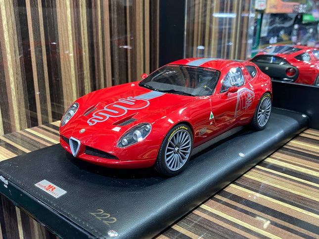 MR Collection Alfa Romeo TZ3 Corsa Zagato 1/18 Red Limited Edition - detailed collector display model