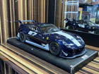 Ferrari 599xx #27 1:18 Blue Resin Diecast Model Car | MR Collection - detailed collector display model