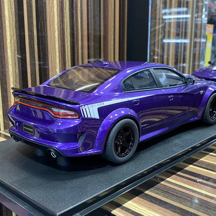 GT Spirit 1/18 Dodge Charger Super Bee Limited Edition Purple Resin Model - scale model for display