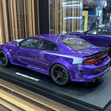 GT Spirit 1/18 Dodge Charger Super Bee Limited Edition Purple Resin Model - showroom-quality model replica