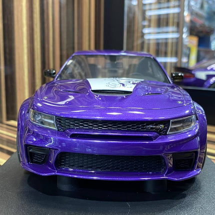 GT Spirit 1/18 Dodge Charger Super Bee Limited Edition Purple Resin Model - premium collector scale model