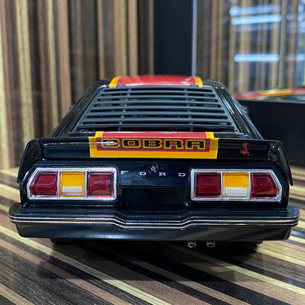 Greenlight Ford Mustang Cobra 2 1978 1/18 Diecast Model Car Silver - showroom-quality model replica