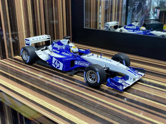 Minichamps BMW FW25 WilliamsF1 N. Rosberg 2004 1/18 Diecast Model Car - studio product photo of the scale model