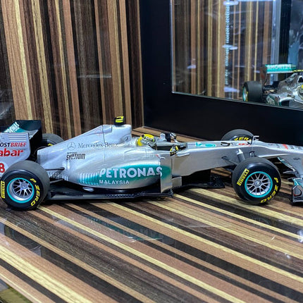 Minichamps Mercedes-Benz GP Petronas F1 MGP W02 #8 N. Rosberg 2011 1/18 Diecast Silver - scale model for display