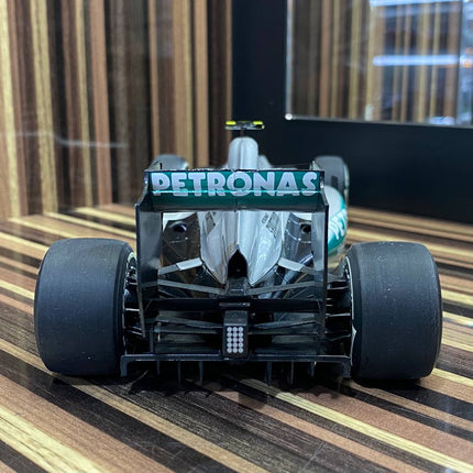 Minichamps Mercedes Benz AMG Petronas F1 W03 #8 N. Rosberg 2012 1:18 Diecast Silver - showroom-quality model replica