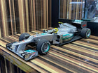 Minichamps Mercedes Benz AMG Petronas F1 W03 #8 N. Rosberg 2012 1:18 Diecast Silver - detailed collector display model