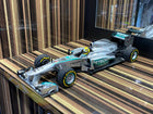 Mercedes-AMG Petronas F1 W04 #6 N. Rosberg 2013 1/18 Diecast Model Car Minichamps Silver - detailed collector display model
