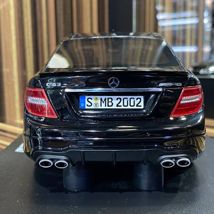GT Spirit Mercedes Benz C63 AMG Edition 507 1/18 Resin Model Car Black - collector edition scale model