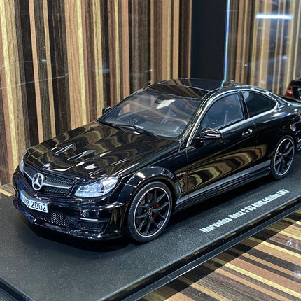 GT Spirit Mercedes Benz C63 AMG Edition 507 1/18 Resin Model Car Black - detailed collector display model