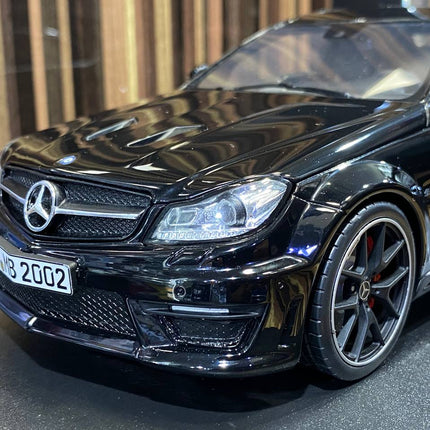 GT Spirit Mercedes Benz C63 AMG Edition 507 1/18 Resin Model Car Black - premium collector scale model