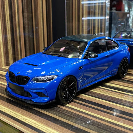 Minichamps BMW M2 CS 2020 1:18 Blue Resin Diecast Model - detailed collector display model