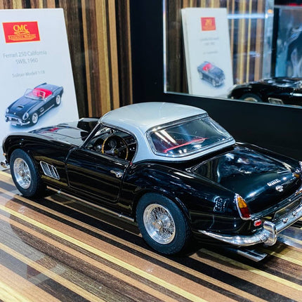CMC Ferrari 250 California SWB 1960 Schwarz 1/18 Diecast Model - scale model for display