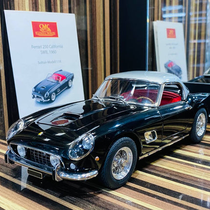 CMC Ferrari 250 California SWB 1960 Schwarz 1/18 Diecast Model - fine detailed model replica