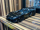 AutoArt Lamborghini Aventador J Black 1:18 Diecast Model Car - detailed collector display model