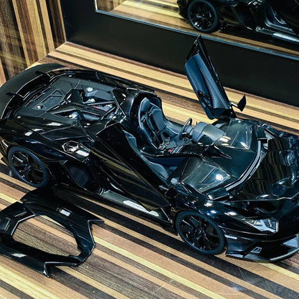 AutoArt Lamborghini Aventador J Black 1:18 Diecast Model Car - scale model for display