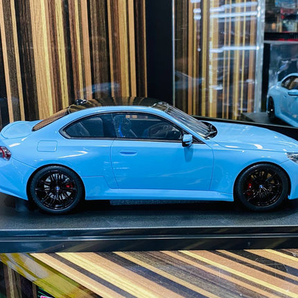 GT Spirit BMW M2 G87 1/18 Resin Model Blue Limited Edition - collectible scale model car