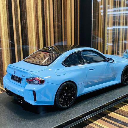 GT Spirit BMW M2 G87 1/18 Resin Model Blue Limited Edition - fine detailed model replica
