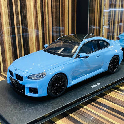 GT Spirit BMW M2 G87 1/18 Resin Model Blue Limited Edition - detailed collector display model