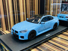 GT Spirit BMW M2 G87 1/18 Resin Model Blue Limited Edition - detailed collector display model