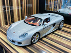 AutoArt Porsche Carrera GT Silver 1:18 Diecast Model Car - detailed collector display model