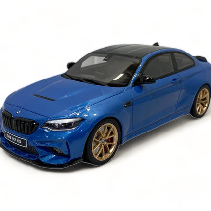 GT Spirit BMW M2 CS (F87) 1:18 Resin Model Striking Blue - detailed collector display model
