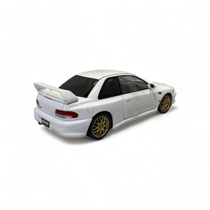 Solido Subaru Impreza 22B 1998 1:18 Classic White Metal Diecast Model Car - premium collector scale model