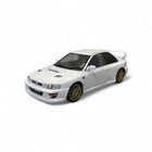 Solido Subaru Impreza 22B 1998 1:18 Classic White Metal Diecast Model Car - detailed collector display model