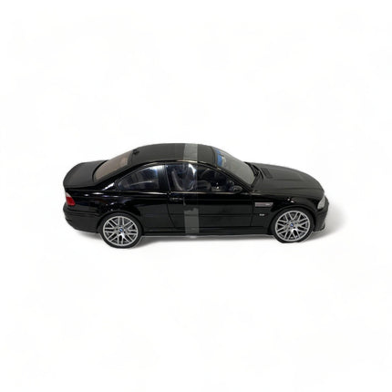 Solido 1/18 BMW E46 CSL (2003) Diecast Model Car Black - collectible scale model car
