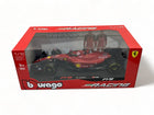 1/18 Bburago Ferrari F1-75 C. Leclerc #16 Red Diecast Model Car - detailed collector display model
