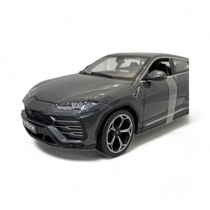 Bburago 1/18 Diecast Lamborghini Urus Grey Scale Model - showroom-quality model replica