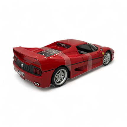Bburago 1/18 Ferrari F50 Red Diecast Model Car - premium collector scale model
