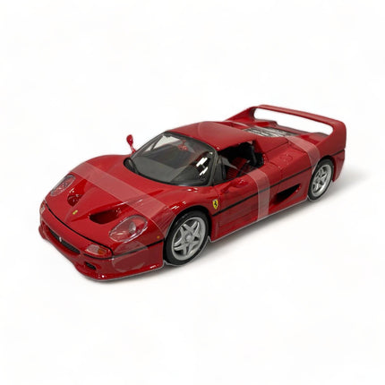 Bburago 1/18 Ferrari F50 Red Diecast Model Car - collectible scale model car