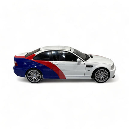 Solido BMW M3 E46 Streetfighter 1/18 Diecast Model Car White - collectible scale model car