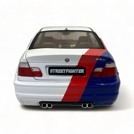 Solido BMW M3 E46 Streetfighter 1/18 Diecast Model Car White - detailed die-cast style model