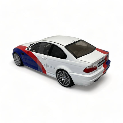 Solido BMW M3 E46 Streetfighter 1/18 Diecast Model Car White - scale model for display