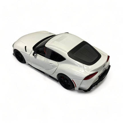 Solido 1/18 Toyota Supra GR 2023 White Diecast Model Car - collectible scale model car