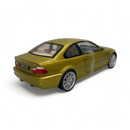 1/18 Diecast Solido BMW M3 E46 GOLD 2000 Scale Model Car - collectible scale model car