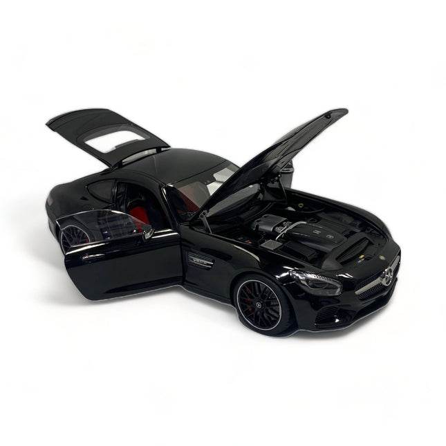 AutoArt Mercedes-Benz AMG GTS Black 1:18 Resin Model Car - studio product photo of the scale model