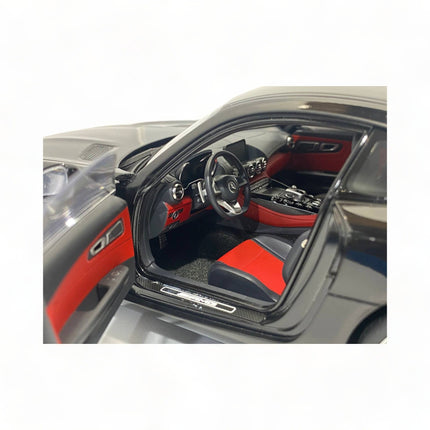 AutoArt Mercedes-Benz AMG GTS Black 1:18 Resin Model Car - premium collector scale model