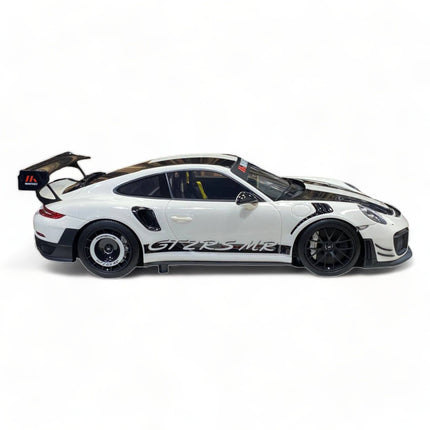 DINO Porsche 911 GT2 RS MR 1/18 Luminous Blue Limited Edition Diecast Model Car - premium collector scale model