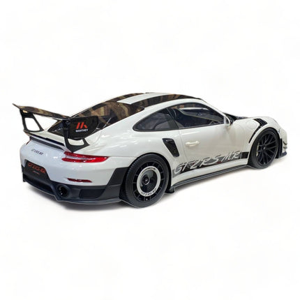 DINO Porsche 911 GT2 RS MR 1/18 Luminous Blue Limited Edition Diecast Model Car - scale model for display