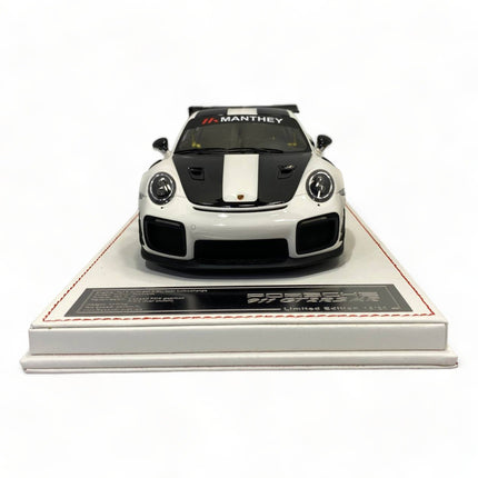 DINO Porsche 911 GT2 RS MR 1/18 Luminous Blue Limited Edition Diecast Model Car - fine detailed model replica