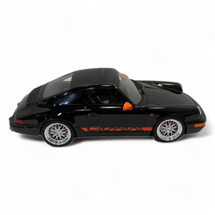 GT Spirit Porsche 911 Carrera RS 964 1/18 Scale Black Diecast Model Car - fine detailed model replica