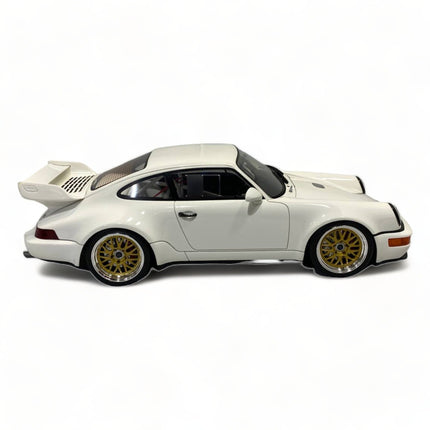 GT Spirit Porsche 911 RSR 964 1/18 White Diecast Model Car - collectible scale model car