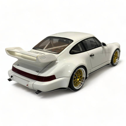 GT Spirit Porsche 911 RSR 964 1/18 White Diecast Model Car - fine detailed model replica