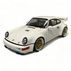 GT Spirit Porsche 911 RSR 964 1/18 White Diecast Model Car - detailed collector display model